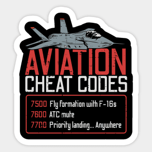 Aviation Day T Shirts Jet Pilot Gift Sticker